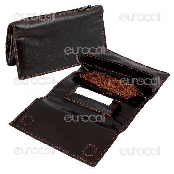 Egoist Large Astuccio in Eco-pelle Portatabacco e Cartine